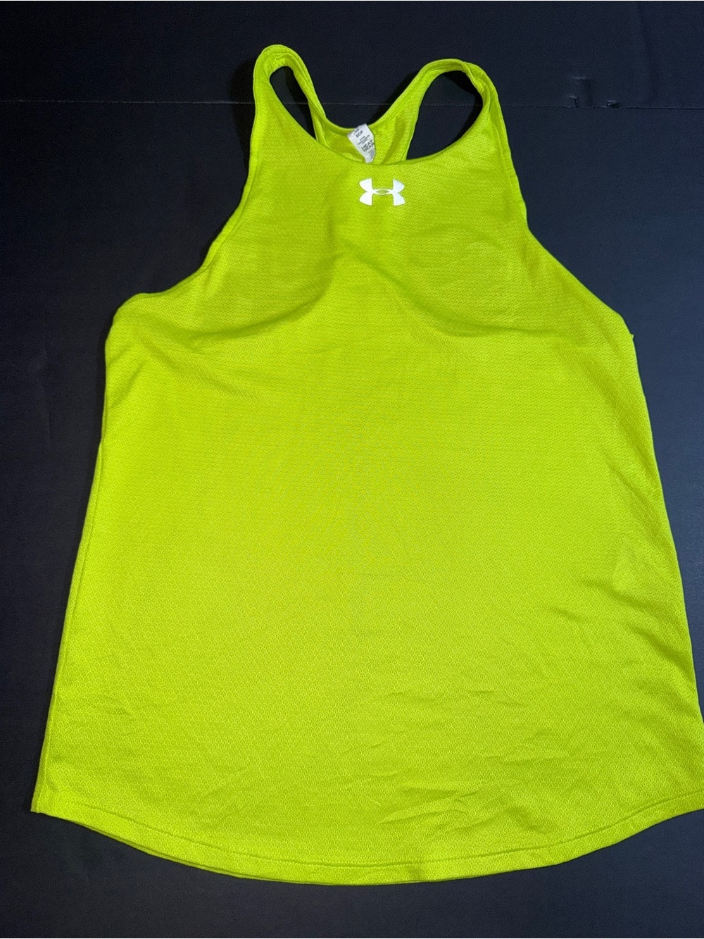 Under Armour Neon Lime Racerback Training Tank